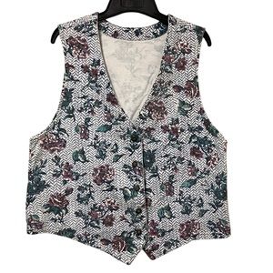 Vintage 90s Floral Vest